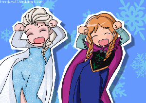 frozens-elsa-and-anna-happy-dance-cartoon-gif
